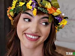 Chastity Cage Babe Julia James Bred and Her Cage Popped