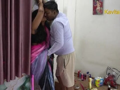 Desi Indian Bhabhi Kavita Fucks Servant Tatya's Big Dick Wildly - Hot Homemade 4k