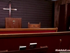 In den arsch, Braunhaarige, Weibliche domination, Faustfick, Klaffend, Lesbisch, Nonne, Spielzeuge