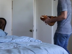 Bruinharig, Lul, Ruw, Tiener, Tieten likken