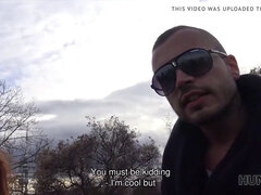 Nikki Favor's GF rides a man's hard cock while he watches in HD