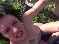 Mamada, Morena, Polla, Alemán, Sexo duro, Hd, Público, Trio