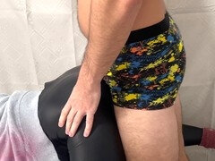 素人, 足, レザー, スパンデックス