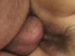 Asiatique, Petite amie, Poilue, Hard, Japonaise, Élève, Chaussettes, Nénés