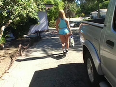 Anaal, Kont, Blond, Sperma shot, Europees, Sportzaal, Hardcore, Hd