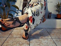 素人, ビッチ, 足, 足フェチ, フランス人