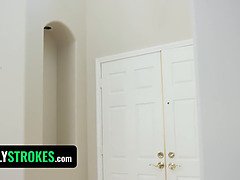 Cute Tiny Stepdaughter And Hot Stepmom In Sexy Lingerie Satisfy Stepdaddy's Big Dick