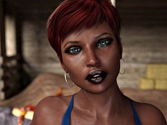 En tercera dimension, Negro, Polla, Ébano, Maduro, Madres para coger, Al aire libre, Bajo la falda