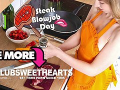 18 jaar, Pijpbeurt, Schattig, Diep in de keel, Naakt, Kut duiken, Tiener, Strak