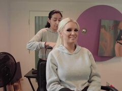 Anal, Gros seins, Blonde, Dansant, Lingerie, Mère que j'aimerais baiser