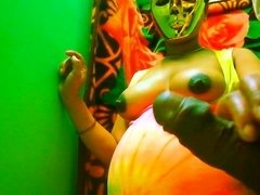Noire, Queue, Branlette thaïlandaise, Indienne, Masque, Mère que j'aimerais baiser, Maman, Seins naturels