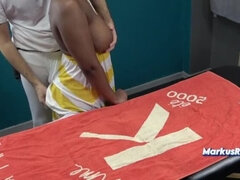 黒人, 黒人, 巨大, 旦那, 淫乱熟女, オイル, オッパイの, のぞき