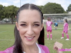 Blonde, Queue, Bâillonner, Hard, Réalité, Gicler, Adolescente, Uniforme