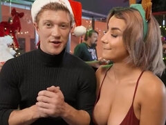 Grosse titten, Blondine, Blasen, Nahaufnahme, Frau, Hardcore, Orgasmus, Sekretärin