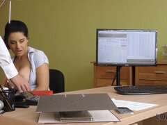 Entrevista, Tetona, Gordita, Loco, Europeo, Dinero, Oficina, Adolescente