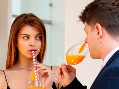 Kont, Grote lul, Pijpbeurt, Natuurlijke tieten, Klein, Mager, Tiener, Tieten likken