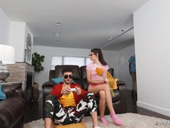 Nasty young lady horny adult scene