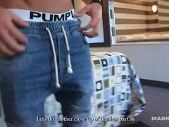 Cumshot, Gay, Mask, Masturbation, Solo
