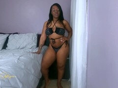 Afrikanisch, Sadomasochismus, Grosser arsch, Bikini, Pummelig, Fett, Weibliche domination