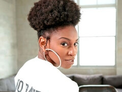 Grote kont, Pijpbeurt, Hondjeshouding, Zwart, Interraciaal, Keuken, Natuurlijke tieten, Tieten likken