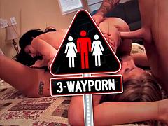 3-Way Porn - Big Dick in BGG Threesomes by 3-WayPorn: Blowjob, Anal  Blonde Porn