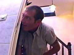 浴室, デカパイ, ブロンド, フェラチオ, 顔射, ドイツ人