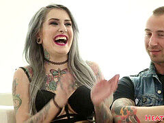 busty tatted goth babe fucked passionately