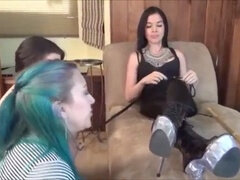American, Bdsm, Domination, Feet, Lesbian, Licking, Slave, Whore