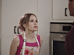 Verga grande, Rubia, Mamada, Corrida, Sexo duro, Seducido, Adolescente, Tetas