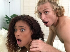 お尻, 黒人, フェラチオ, チン, 黒人, 手コキする, なめる, オマンコ