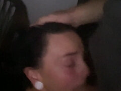 Amateur, Sucer une bite, Brunette brune, Éjaculation interne, Hd, Pute
