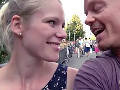 German sex date amateur babe public POV fucked outdoor