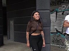 She enjoys public fucking! Latin bimbo Anty is desperate for a good fuck