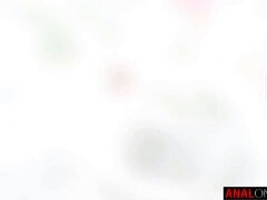 アナル, 中出し, 指いじり, 小柄, コキ, ストッキング