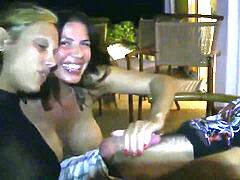 Verga grande, Mamada, Semen en la boca, Adolescente, Trio