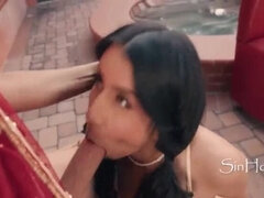 デカパイ, ディルド, フタナリ, グループ, レズビアン, ペニスバンド, 三人, トレイン