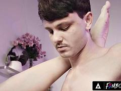 FEMBOYISH - Cute Femboy Dante Snoww Lathers Up In Bubble Bath  Enzo Muller Gets In To Fuck Him Hard