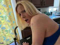 Oops, My Stepmom Tripped On My Dick, Yet Again!!! Jane Cane