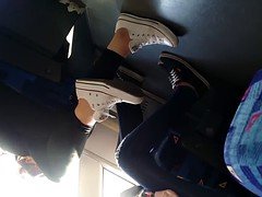 Foot fetish, Teen, Voyeur