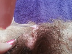 Grosser kitzler, Bizarr, Kitzler, Behaart, Hardcore, Nackt, Muschi, Rau