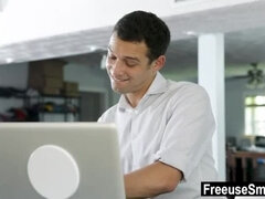 Grosse bite, Blonde, Frère, Queue, Famille, Tabou, Adolescente, Plan cul à trois