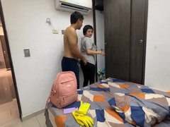 Big Ass Latina Maid Fucks Me Hard While Cleaning My House - Blowjob & Doggy Style