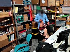 Teen shoplifter Alex Harper deserves a hot sex