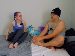 Leie, Grosser schwanz, Blasen, Sperma im mund, Riesenschwanz, Monster, Orgasmus, Schlucken