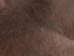 Culo, Morena, Peludo, Lencería, Masturbación