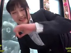 アジア人, バス, 車, 指いじり, Hd, 日本人, キス, 公共