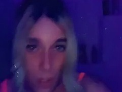 Amateur, Lingerie, Masturbation, Transsexuelle, Solo, Suçant, Adolescente, Webcam