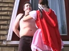 Pijpbeurt, Erotisch, Vrouw, Dominante vrouw, Kokhalzen, Hardcore, Latex, Tieten likken