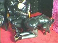 gentle fetish anal actions with latex and bdsm