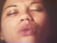 Asiatique, Faciale, Rétro ancien